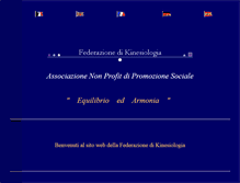 Tablet Screenshot of federazionedikinesiologia.org